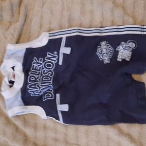 0-3m Harley-Davidson Romper